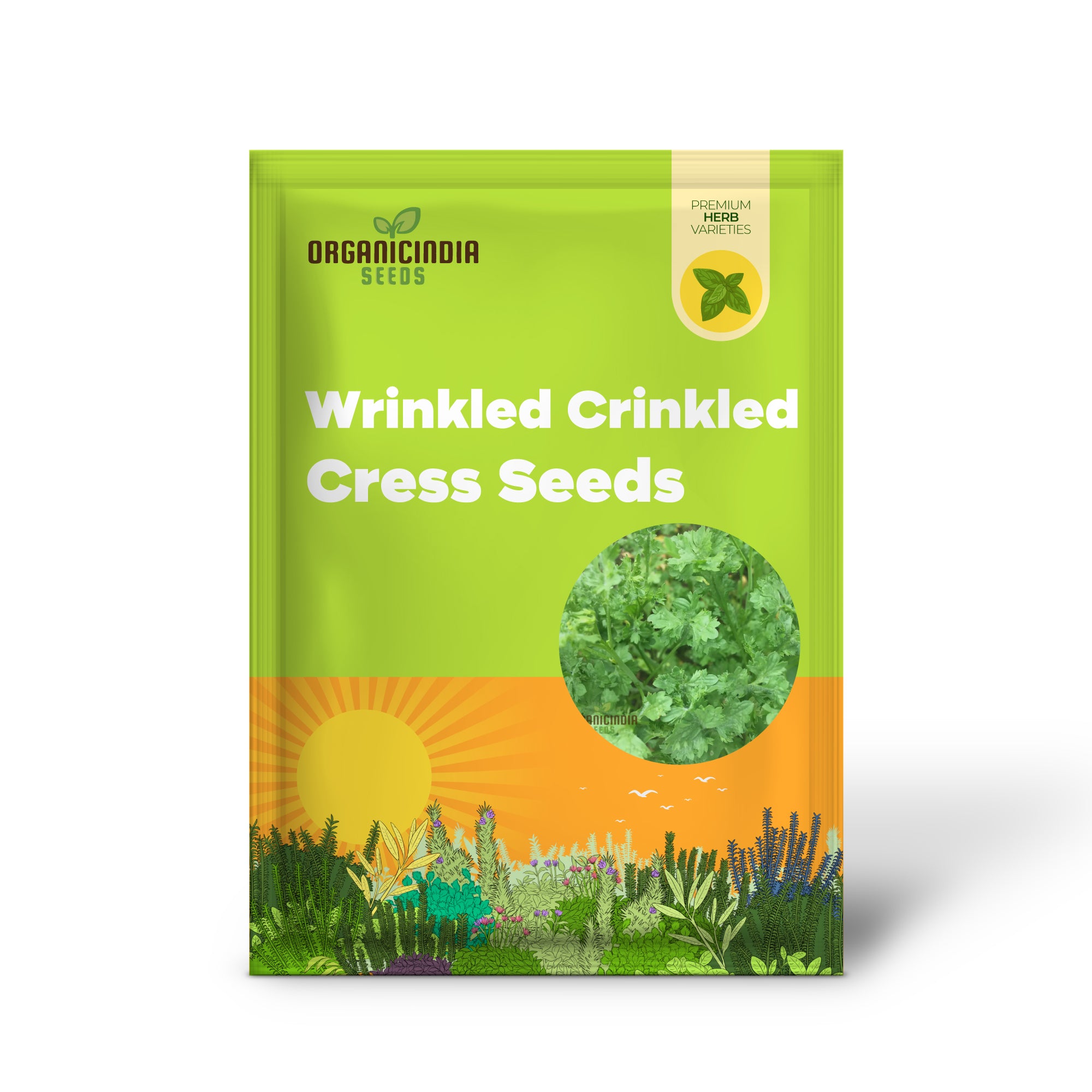 Wrinkled Crinkled Cress Seeds for Your Gardening Collection - Premium Quality Seeds for Flavorful Greens and Vibrant Gardens