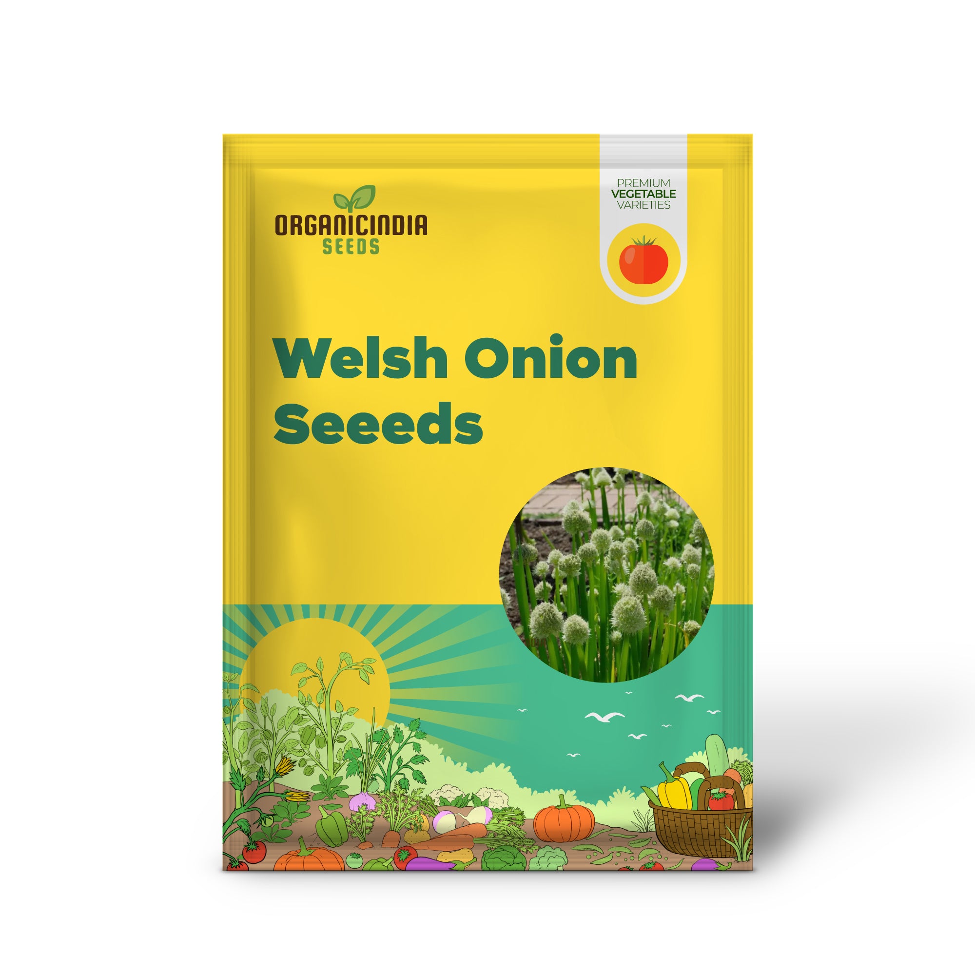 Welsh Onion Vegetable Seeds for Planting, Premium Quality Seeds for Home Gardeners