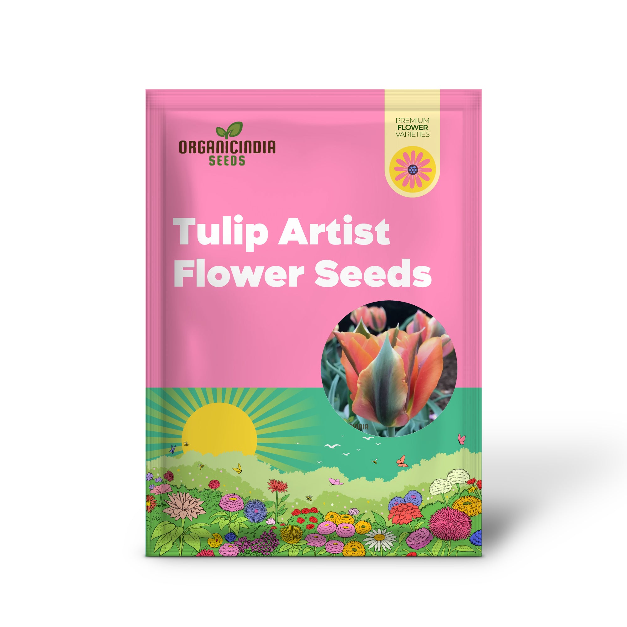 Tulip Artist Bluestone-Blumensamen zum Anpflanzen, atemberaubende blaue Tulpen für eine wunderschöne und einzigartige Gartendekoration im Frühling