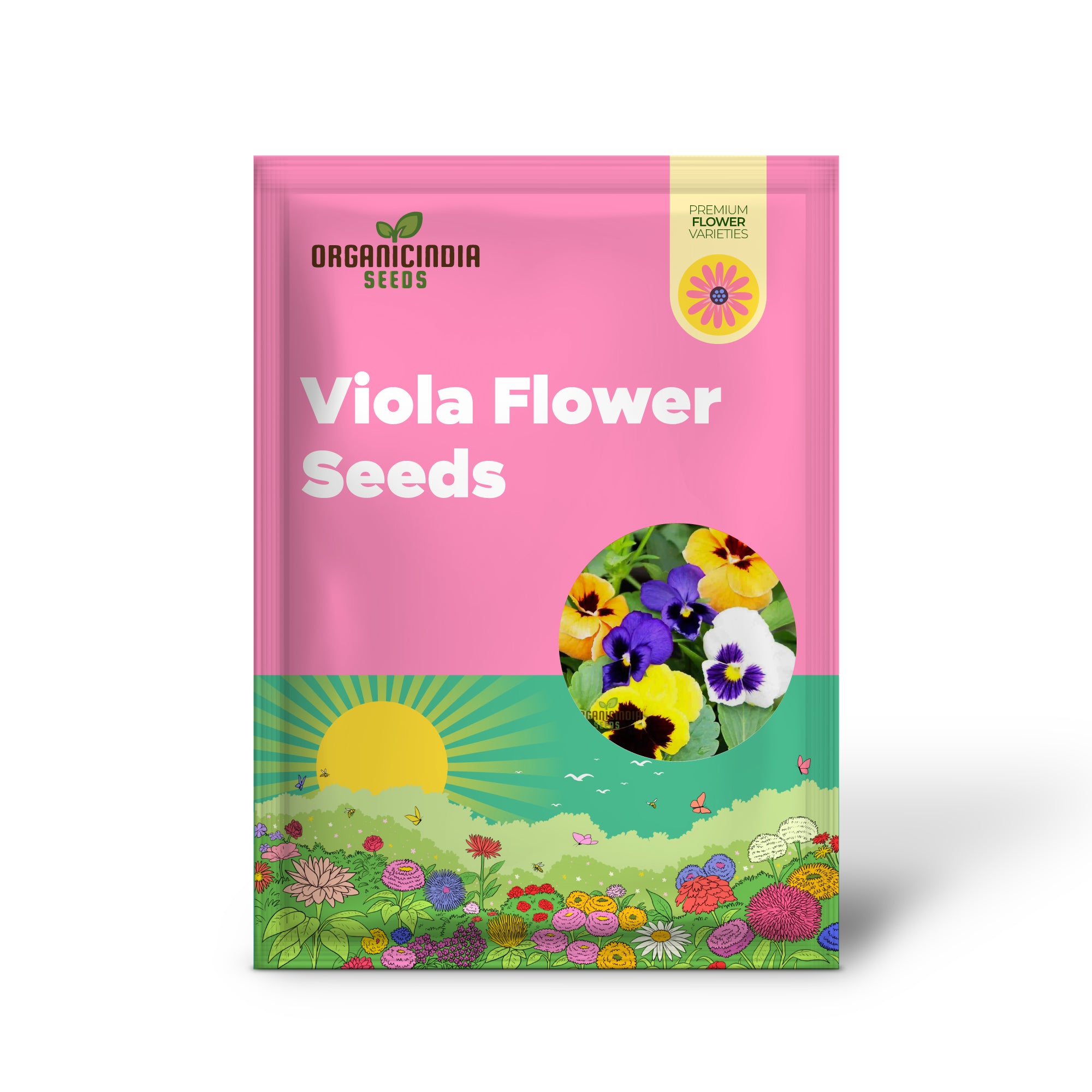 Viola - Swiss Giant Flower Seeds for Planting | Premium Quality Gardening Seeds