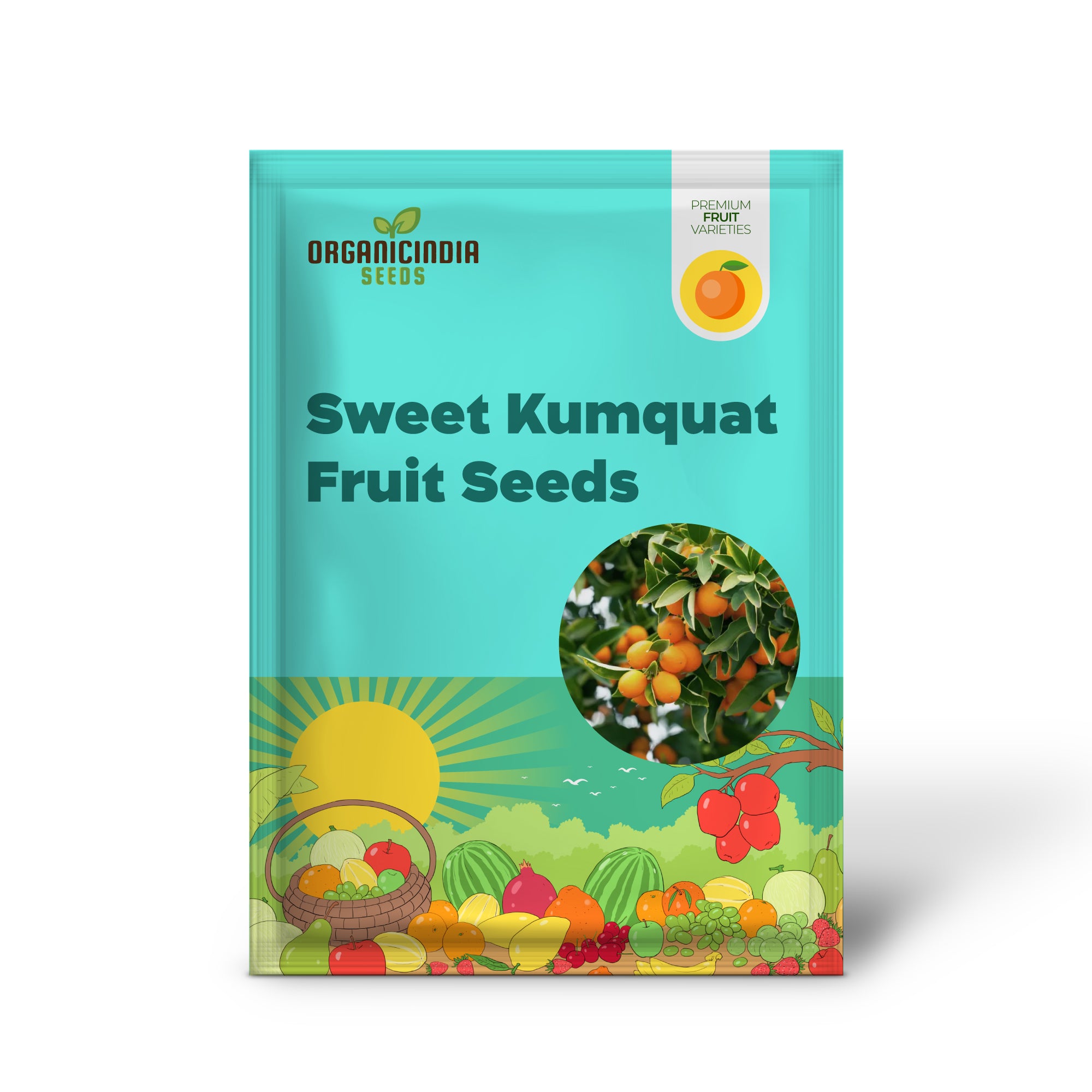 Süße Kumquat-Fruchtsamen - Bio-Samen zum Anpflanzen von Orangen - 100 Stück