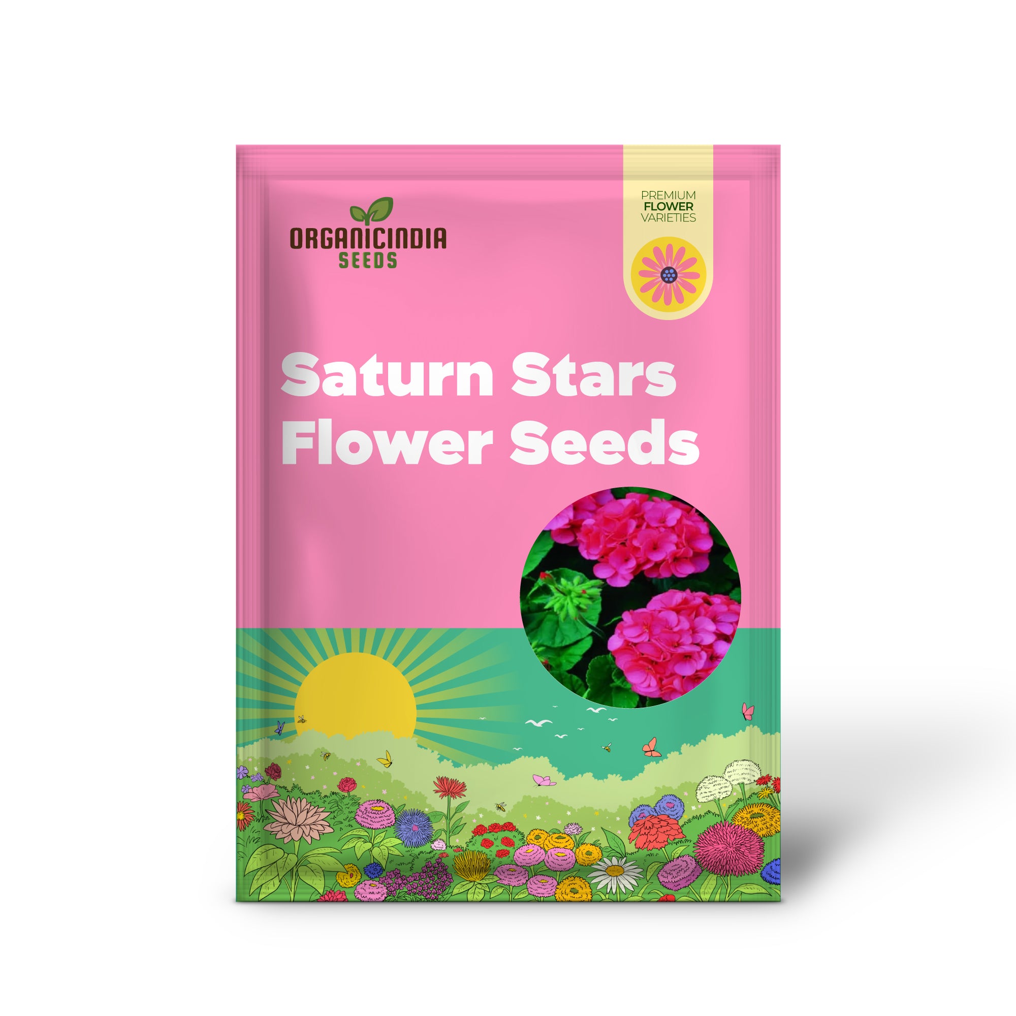 Semi Geranium Saturn Stars Flower Seeds for Planting 100 pcs