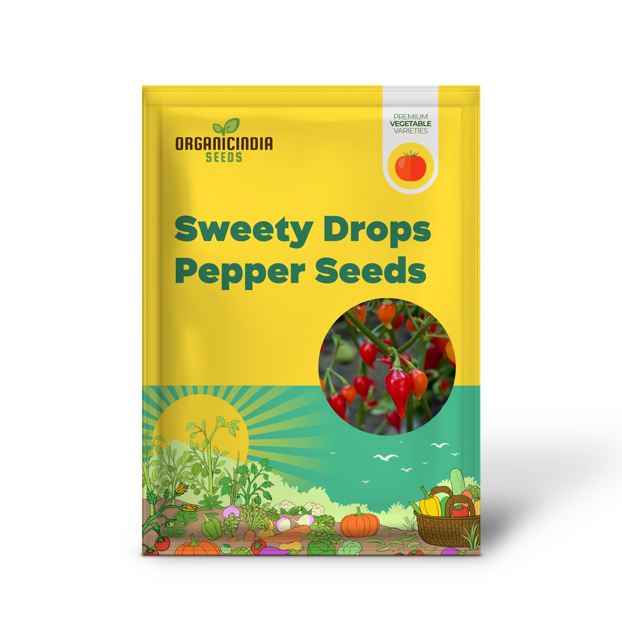 Sweety Drops Pepper Seeds for Planting - 100 pcs