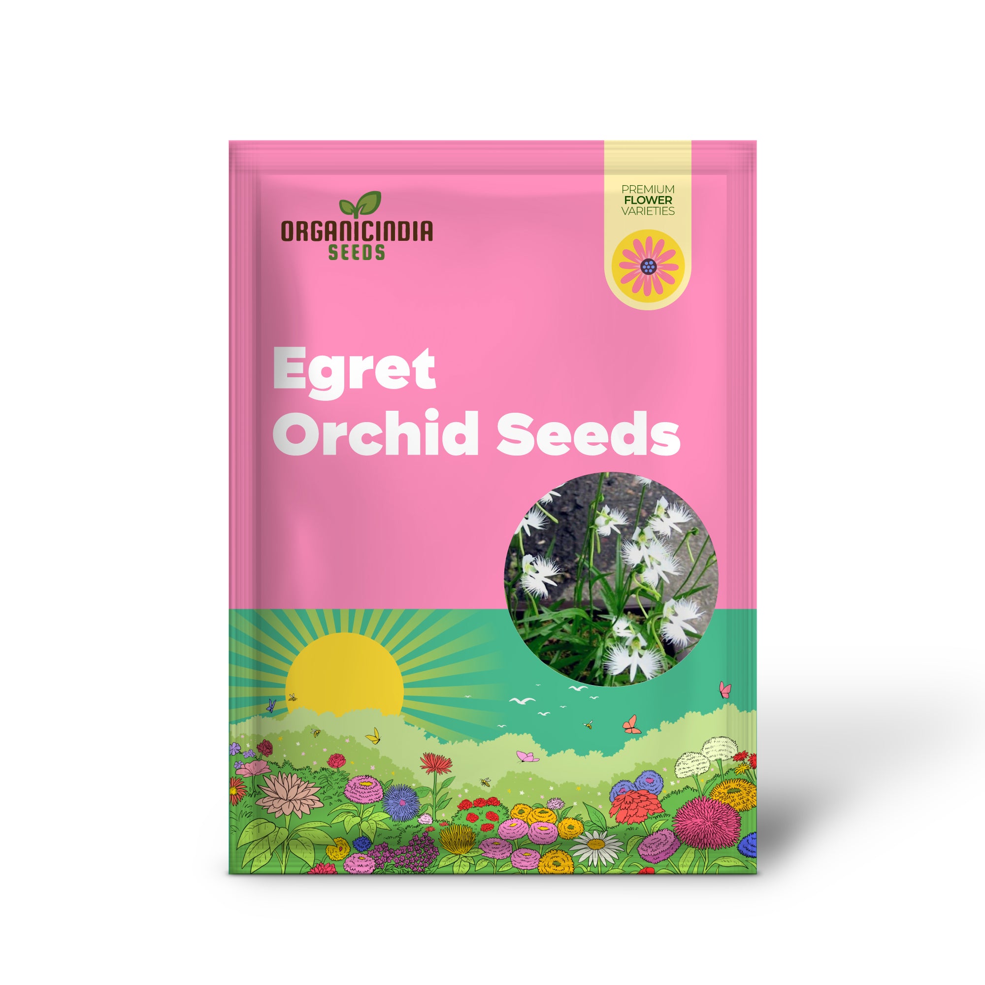 White Egret Orchid Seeds for Planting