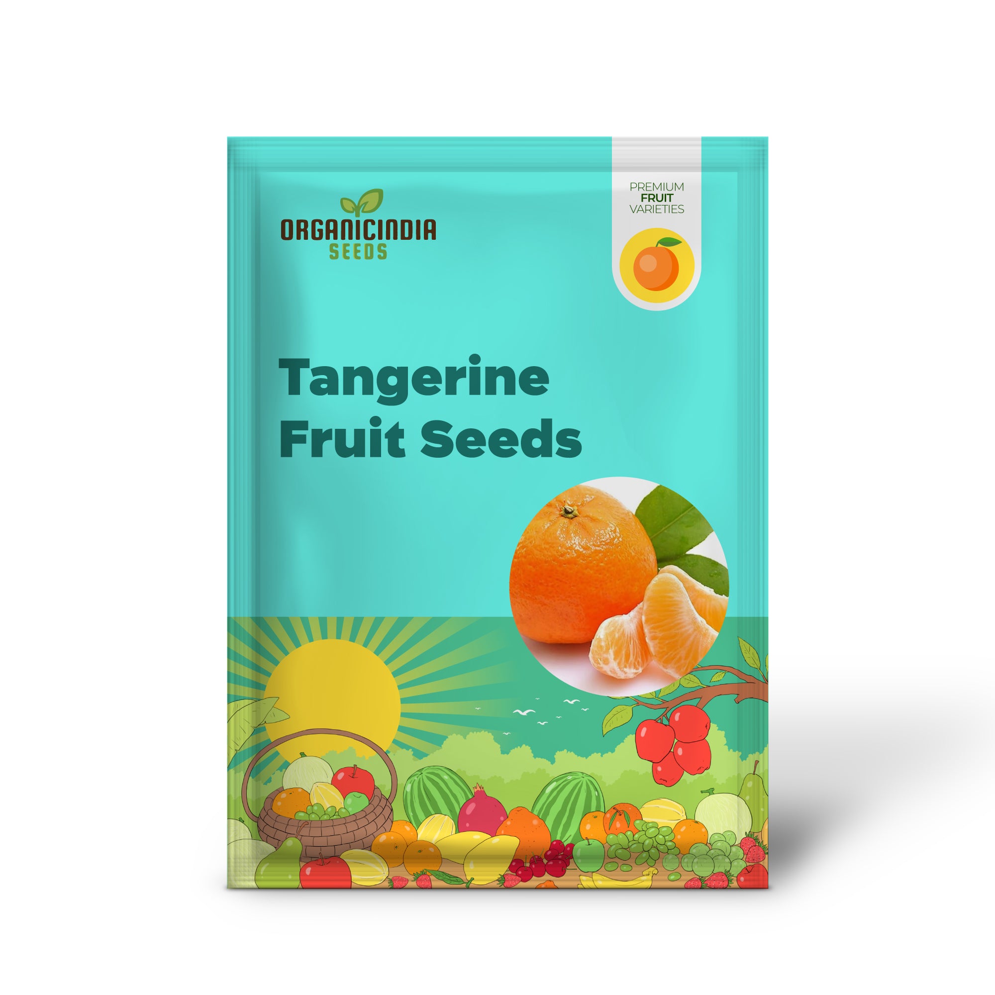 Tangerine Fruit Seeds for Planting – Citrus Reticulata, Evergreen, Fragrant, Sweet Juice, GMO-Free, Ideal for Garden