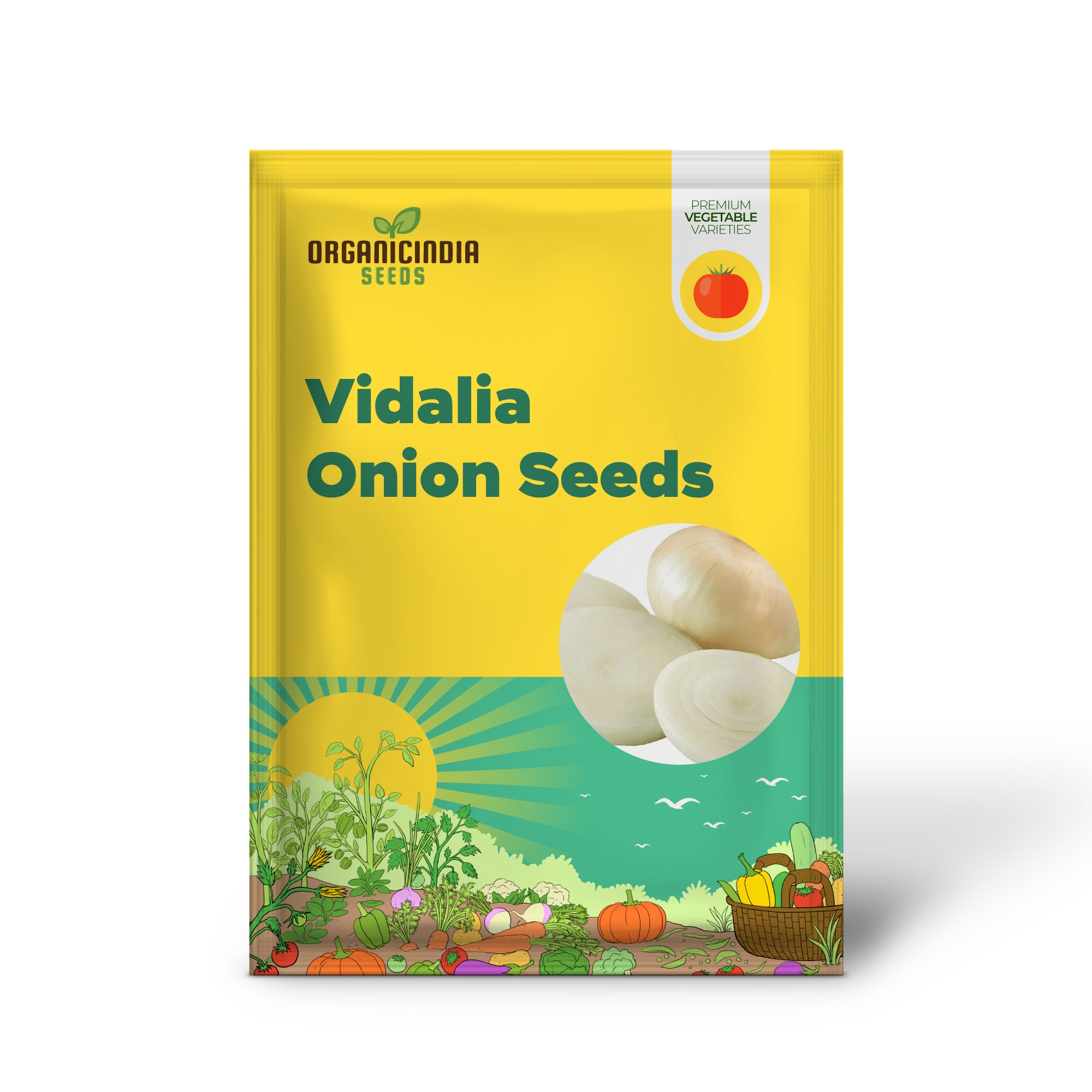 Vidalia Onion Seeds  Non GMO Heirloom, Fast Growing Spring Variety for Backyard And Balcony