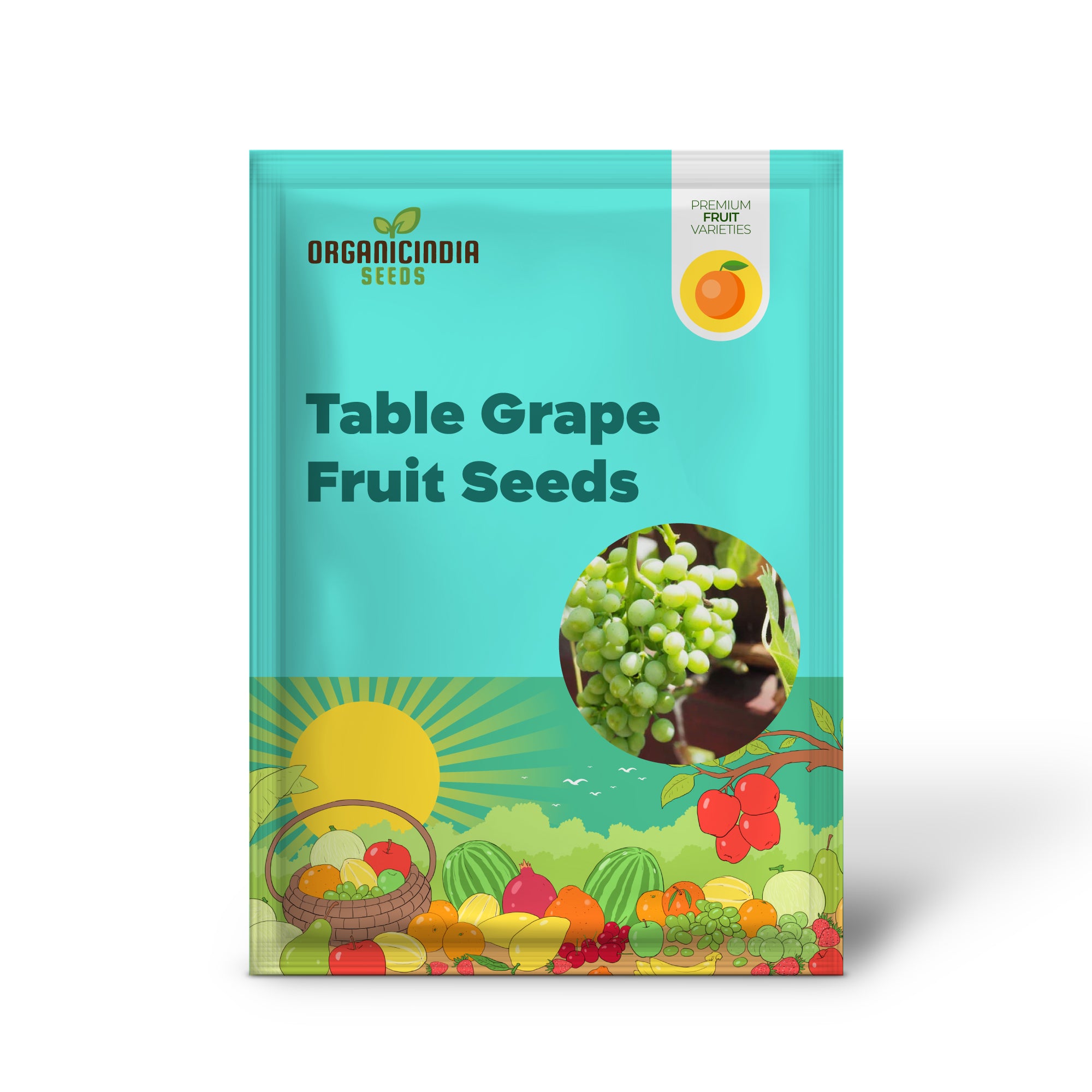 Green Dessert/Table Grape Fruit Seeds