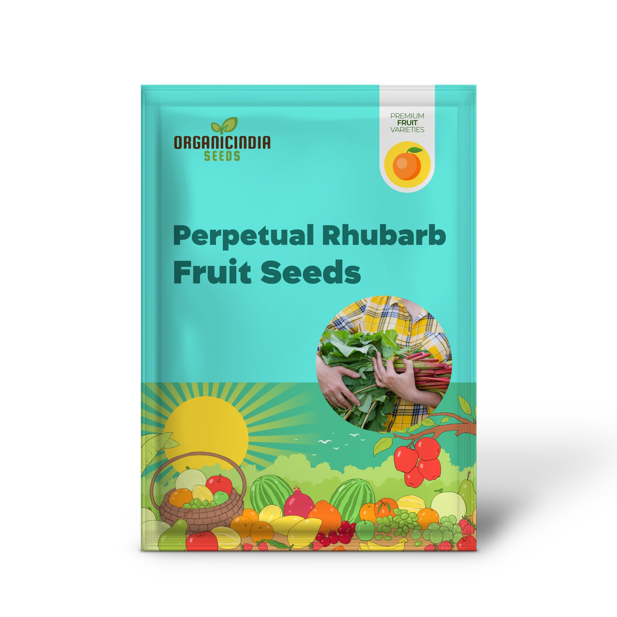 Glaskins Perpetual Rhubarb Fruit Seeds