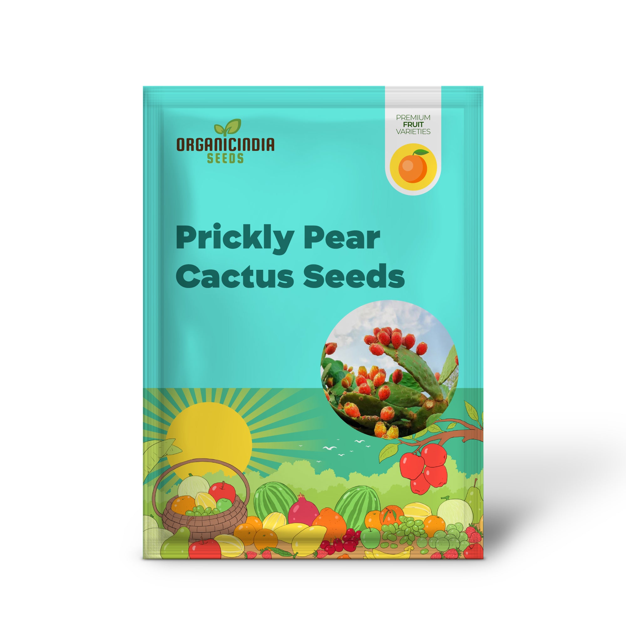 Orange Prickly Pear Cactus Seeds