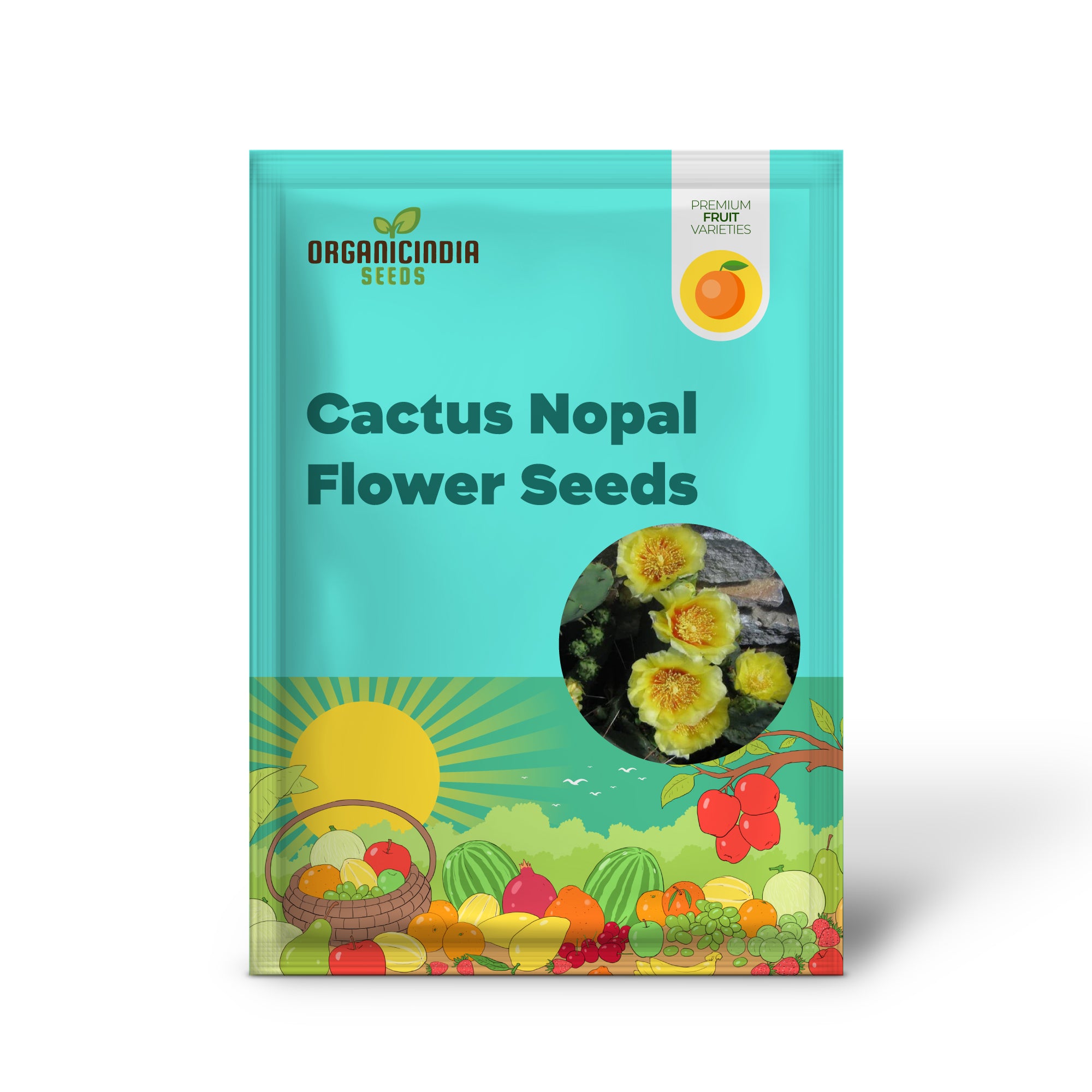 Yellow Prickly Pear Cactus Nopal Flower Seeds