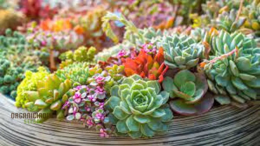 Air Purifier Mix Cacti Succulent Flower Seeds - Perfect For Indoor And Outdoor Gardening Enhance