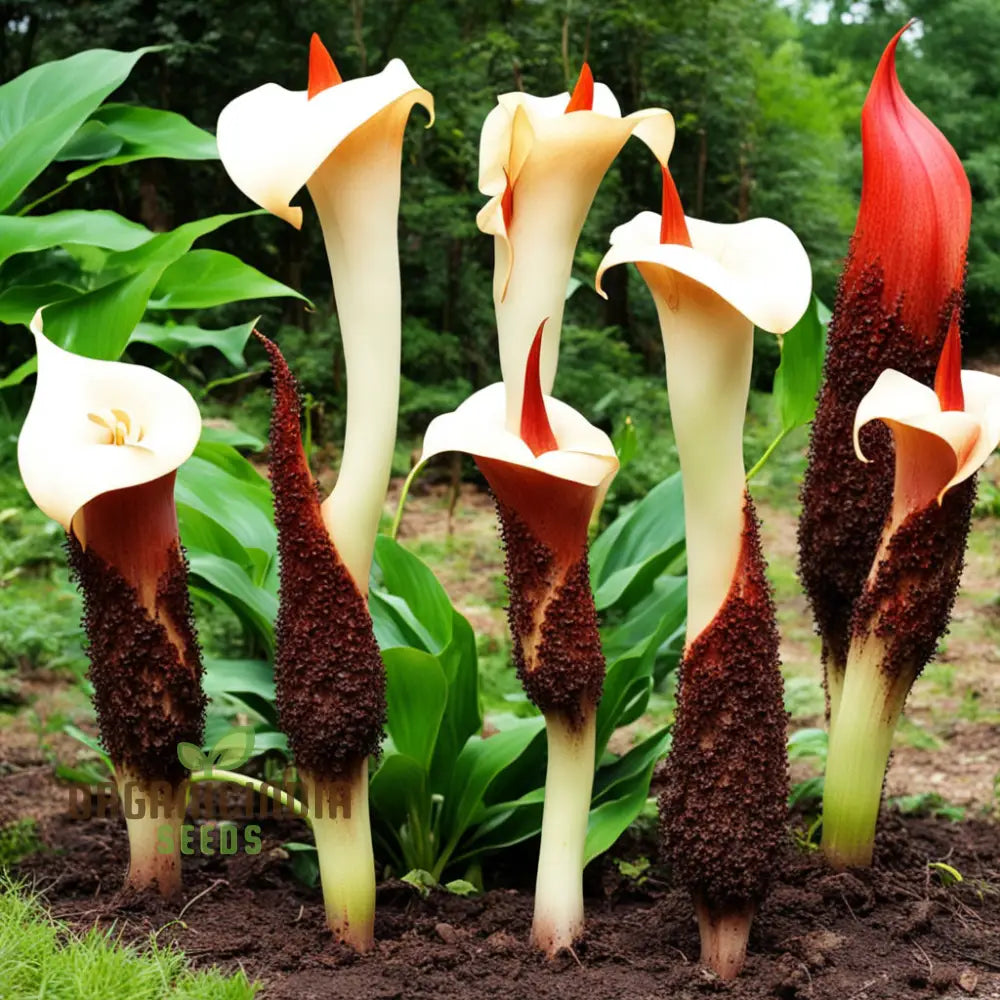 Amorphophallus Voodoo Lily Flower Seeds Exotic And Unique Blooms For Intriguing Gardens Perennials