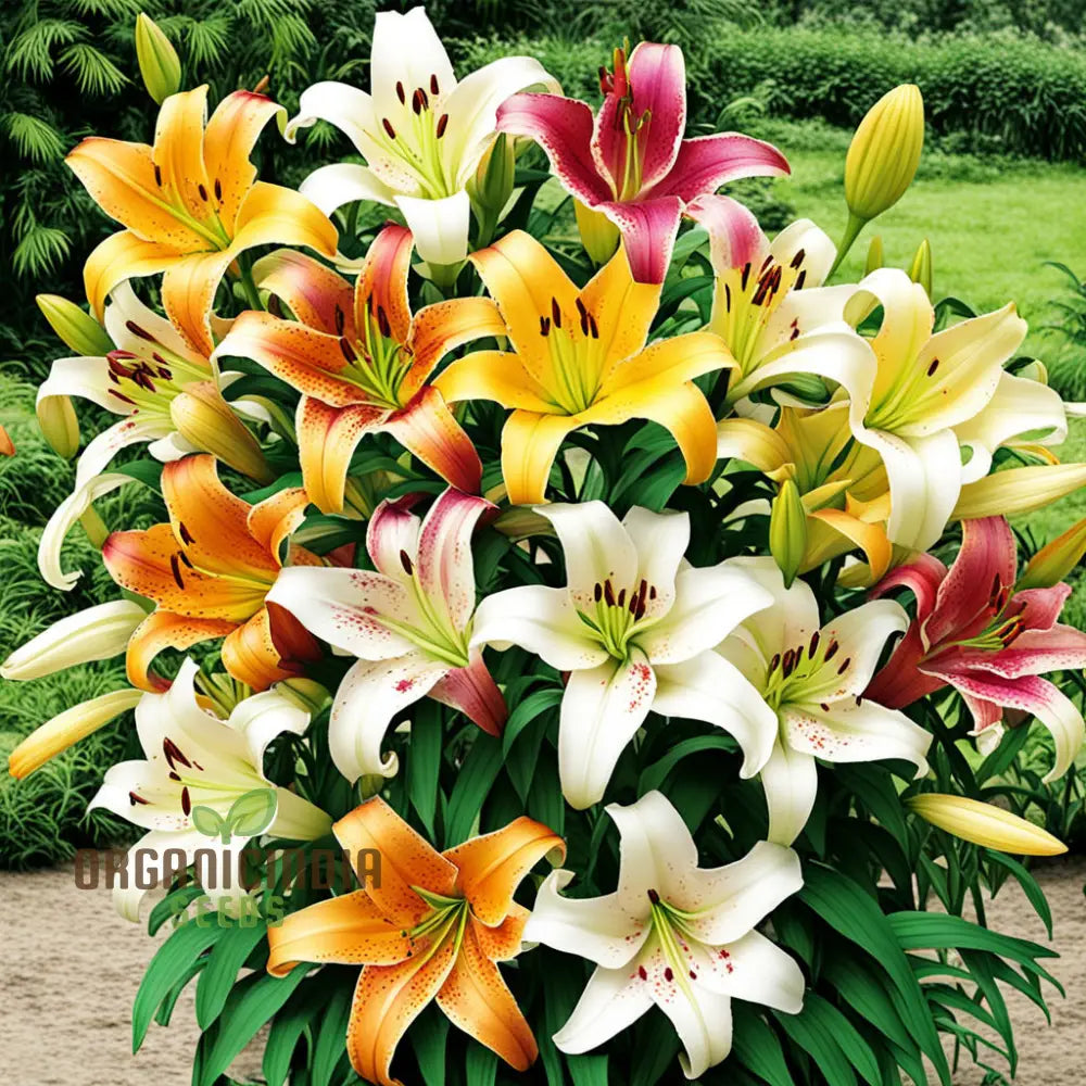 Asiatic Lily Flower Seeds Elegance And Beauty For Your Garden High-Quality Vibrant Blooms Perennials