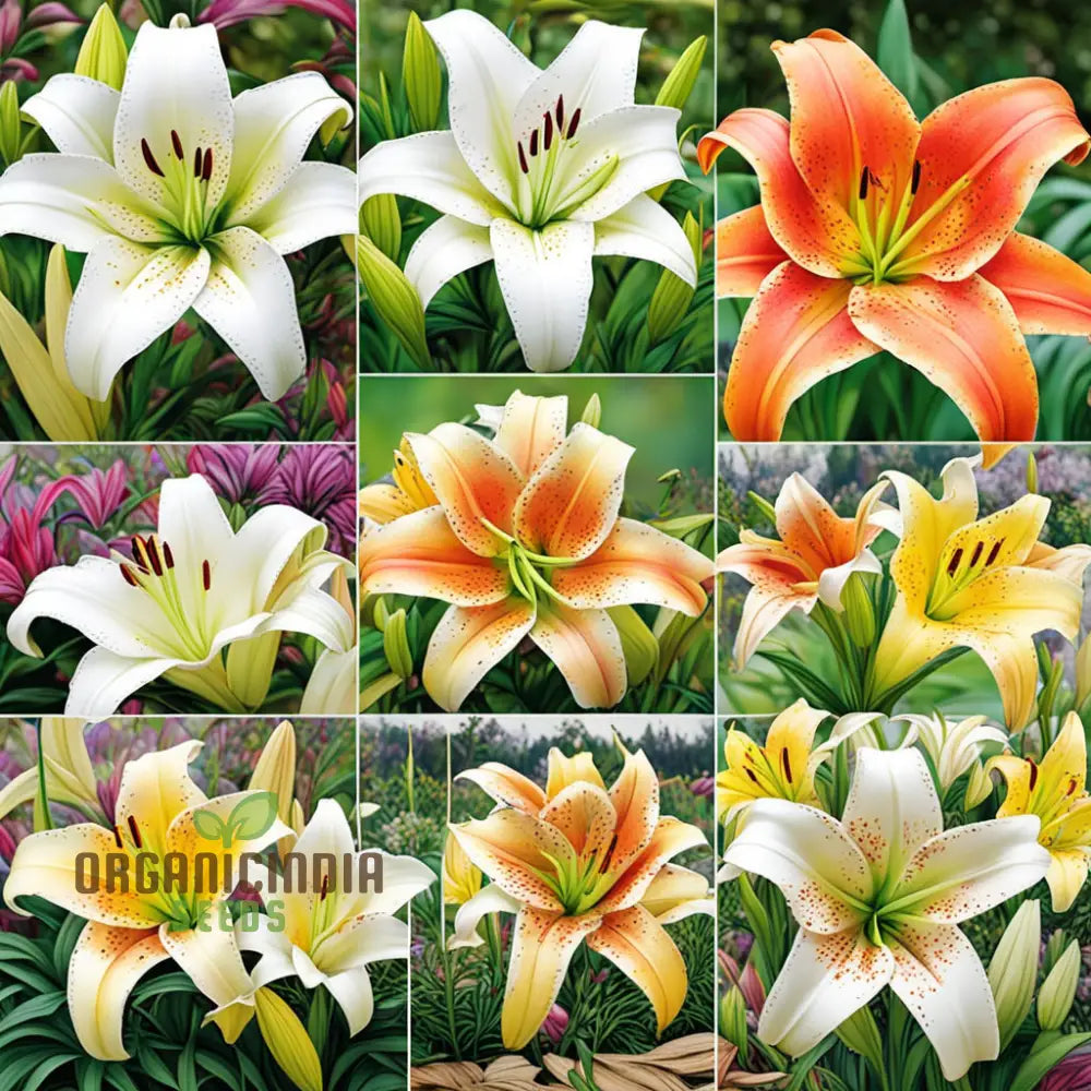 Asiatic Lily Flower Seeds Elegance And Beauty For Your Garden High-Quality Vibrant Blooms Perennials