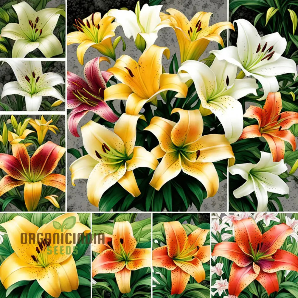 Asiatic Lily Flower Seeds Elegance And Beauty For Your Garden High-Quality Vibrant Blooms Perennials