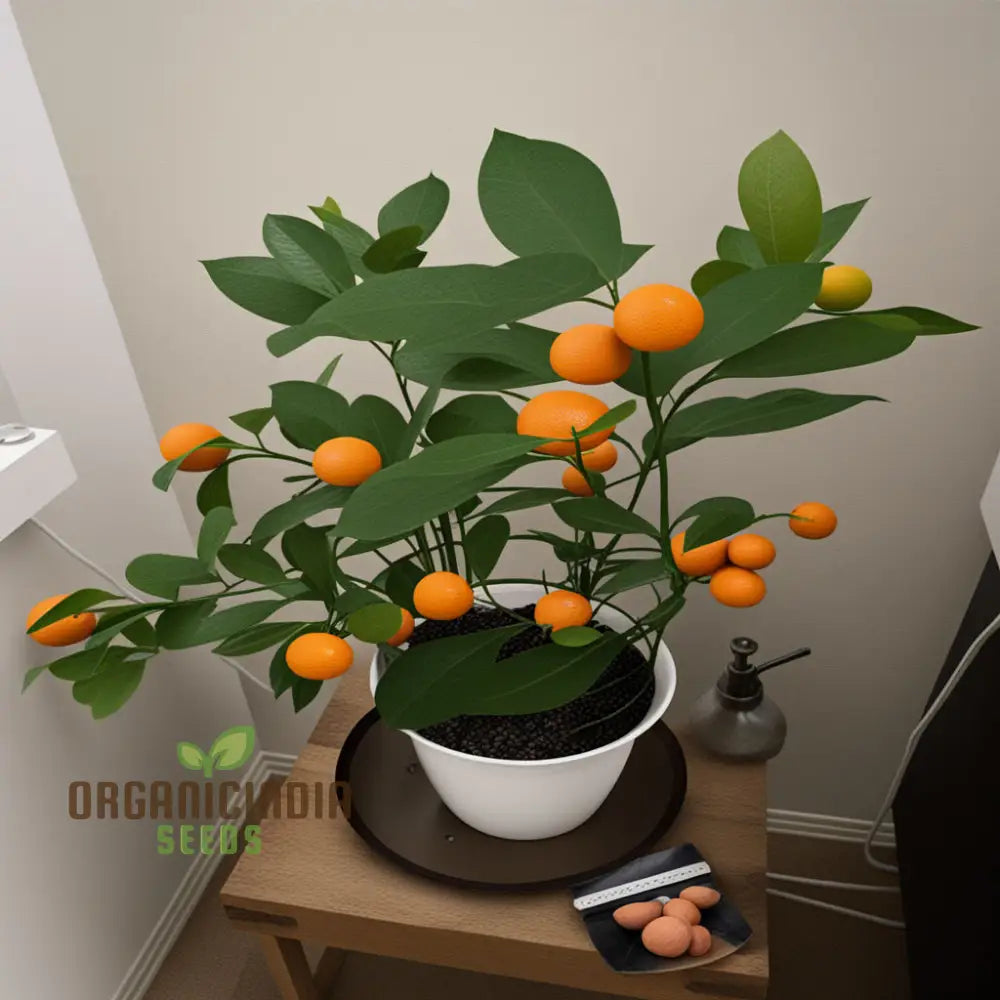 Bitter Orange Fruit Tree Seeds Cultivate Your Own Citrus Seeds Easy-To-Growing Fruit-Bearing Garden