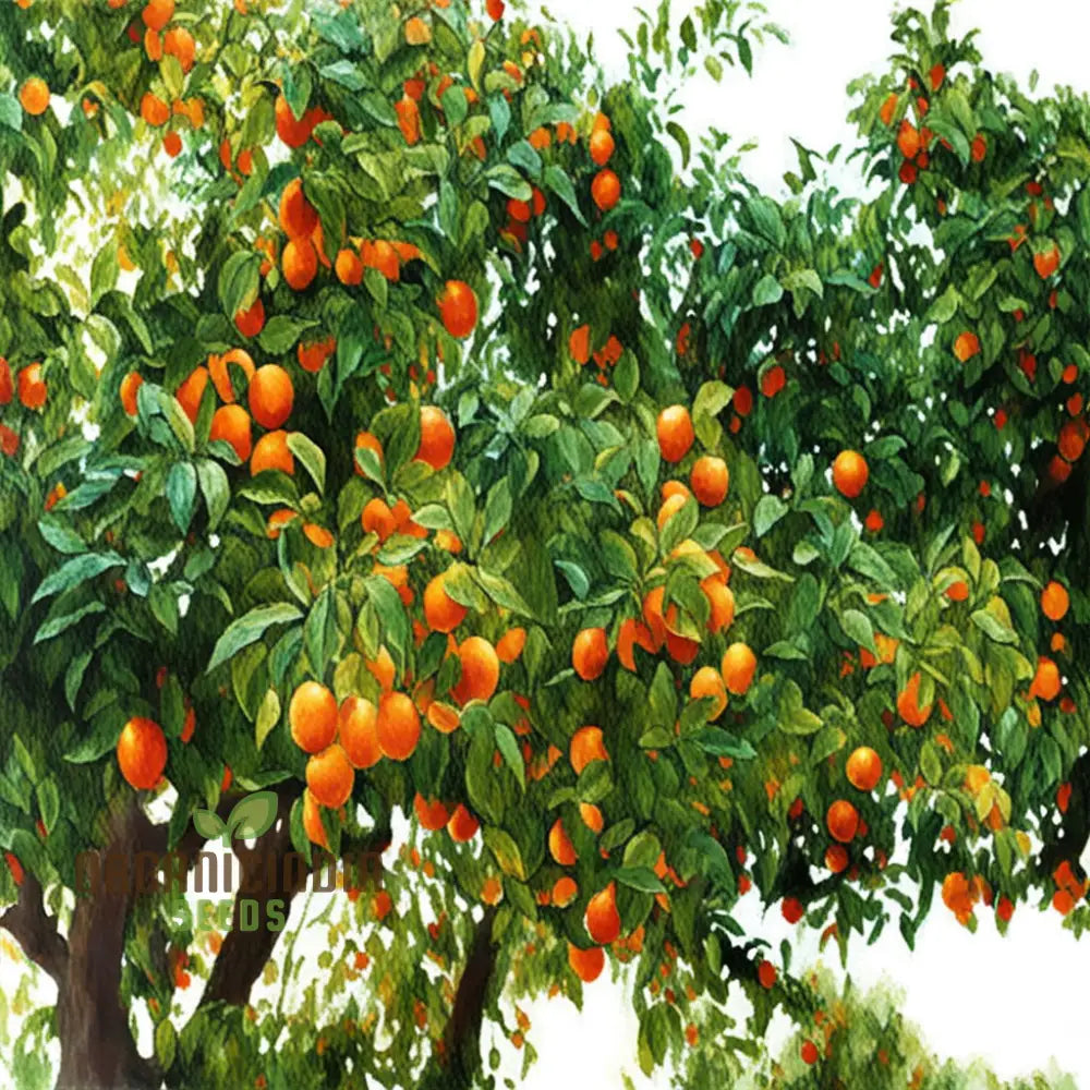 Bitter Orange Fruit Tree Seeds Cultivate Your Own Citrus Seeds Easy-To-Growing Fruit-Bearing Garden