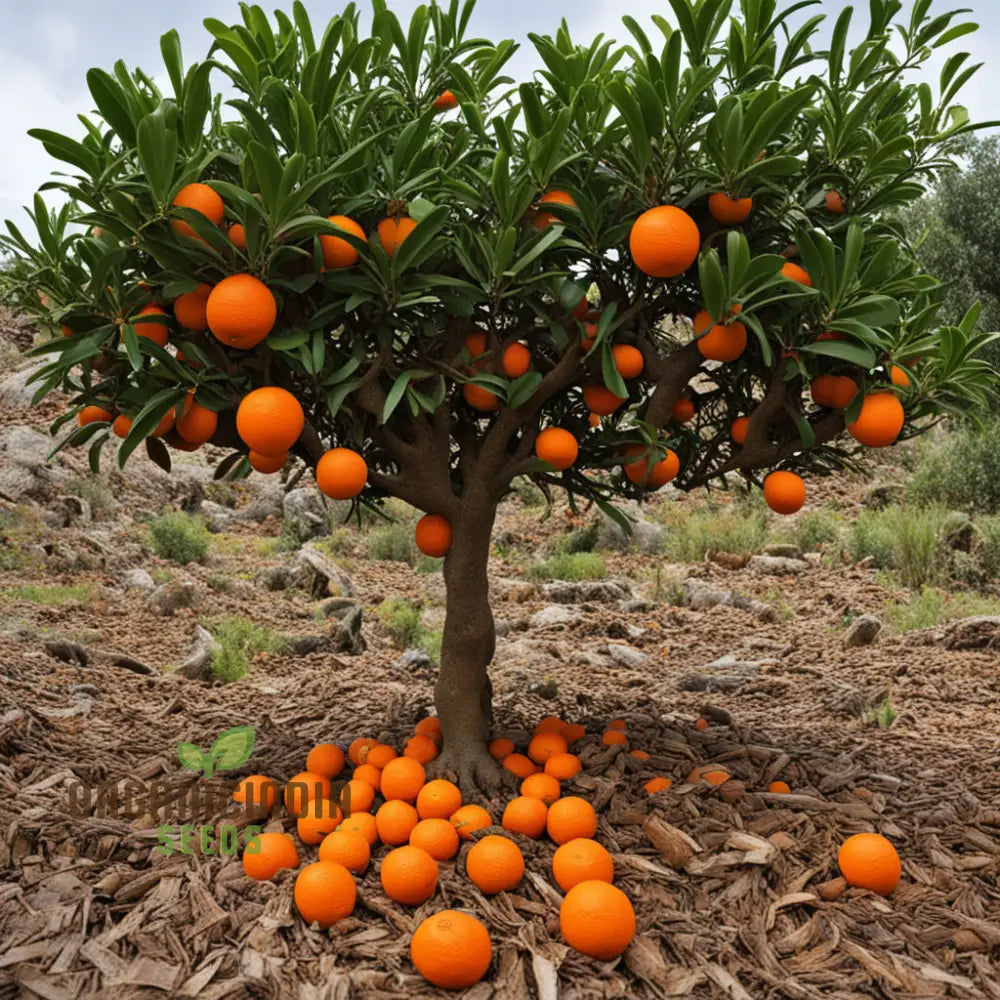 Bitter Orange Fruit Tree Seeds Cultivate Your Own Citrus Seeds Easy-To-Growing Fruit-Bearing Garden