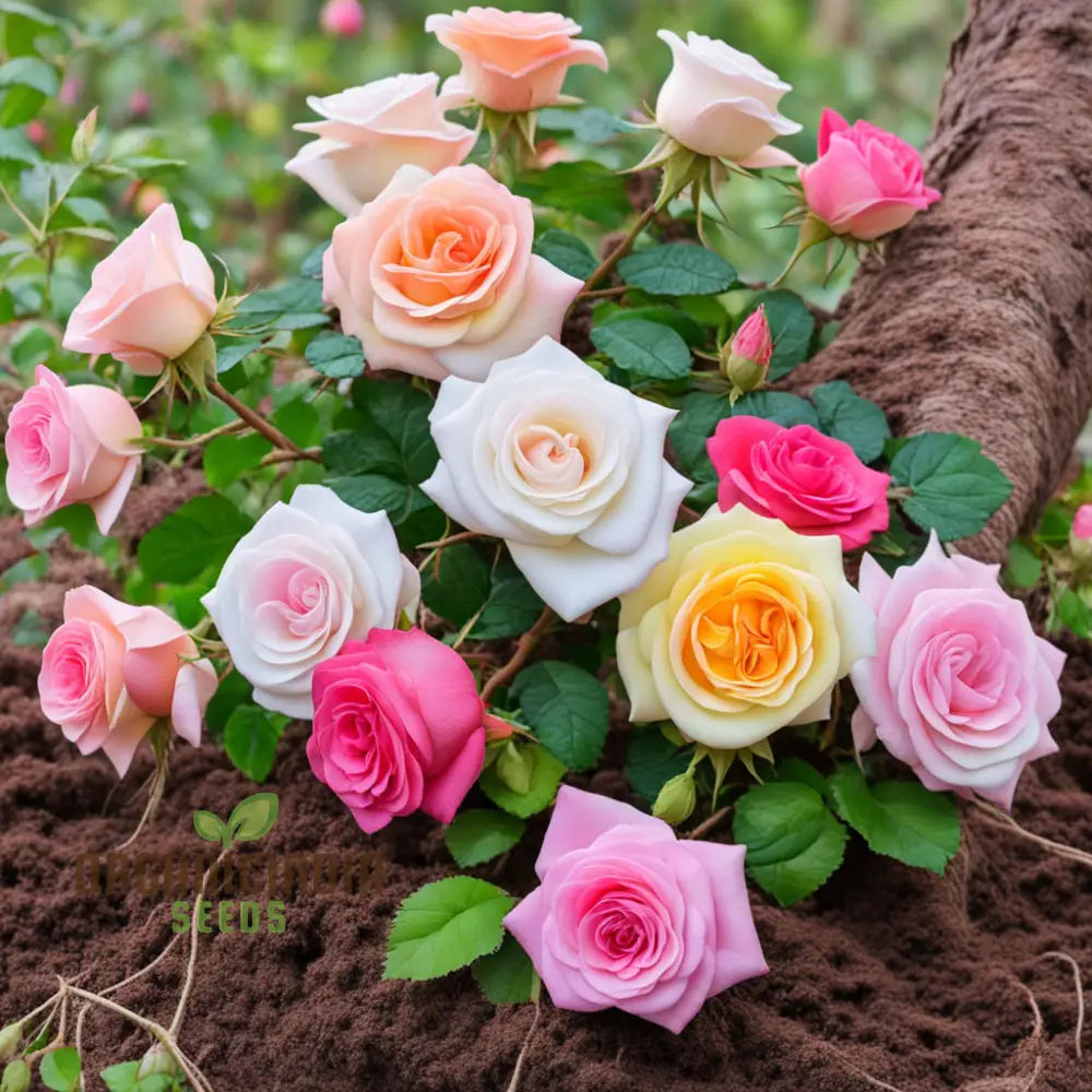 Blooming Diversity Mixed Rose Flower Seeds Non-Gmo Varieties For Your Garden Delight Perennials