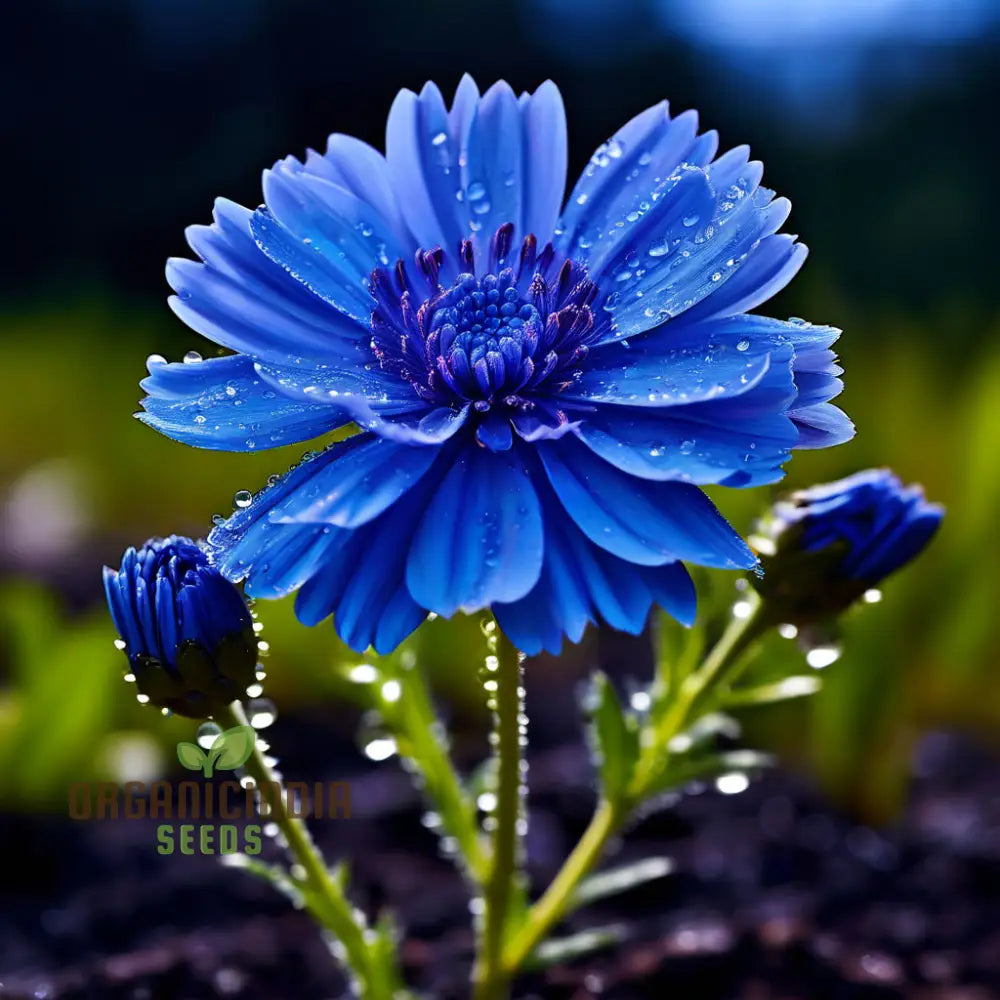 Blue Marigold Flower Seeds - Rare Indigo Blooms For Distinctive Garden Charm Annuals