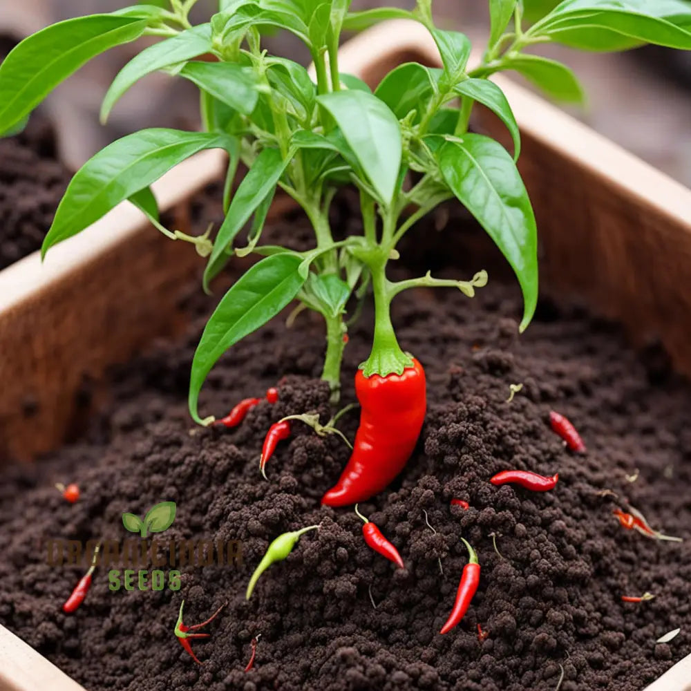 Bonsai Chilli Vegetable Seeds Trinidad Moraga Scorpion Worlds Hottest Planting Nightshades