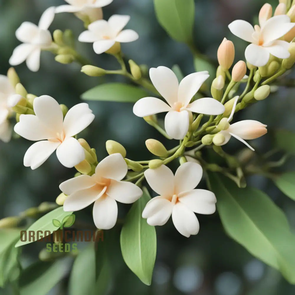 Coral Jasmine Flower Seeds - Fragrant Blooms For Tropical Garden Retreats Perennials