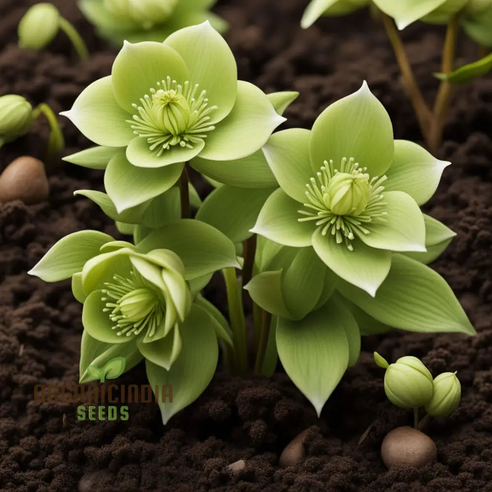 Embrace Serenity With Light Green Hellebore Flower Seeds Cultivate Nature’s Elegance In Your