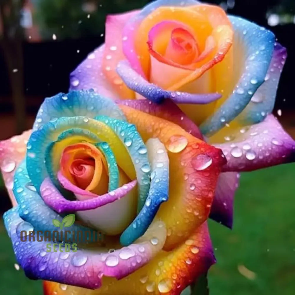 Exquisite Variety Mixed Multicolored Rose Seeds For Lush Gardens - Premium Gardening