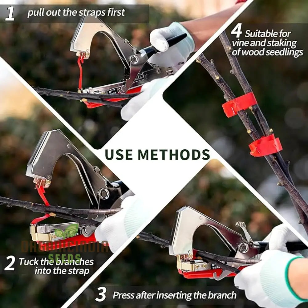 ’Garden Tapetool Tapener: Plant Tying Machine For Vines Grapes Tomatoes Peppers And Indoor Plants