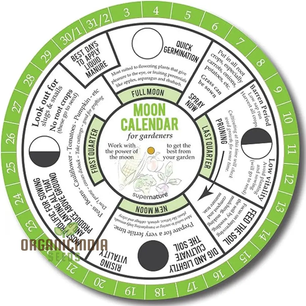 Gardener’s Moon Calendar: Master Gardening With Lunar Phases - Optimal Times To Sow Plant Prune &