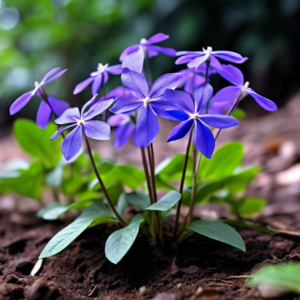 Premium Vince Minor Ground Cover Seeds - Robust and Rapid Spreading Periwinkle for Lush Landscapes