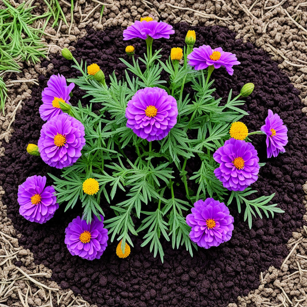 Graines de fleurs de souci violet – Améliorez votre expérience de jardinage avec des fleurs uniques et vibrantes