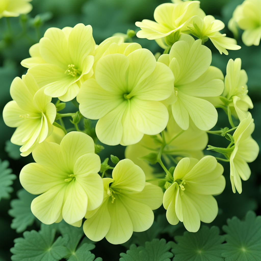 Yellow Geranium Flower Seeds, Brighten Your Garden with Stunning Blooms Using Premium Flower Seeds for Planting