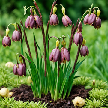 Fritillaria persica, Plum Bells One of most gorgeous looking flower (3 Bulbs for Planting)