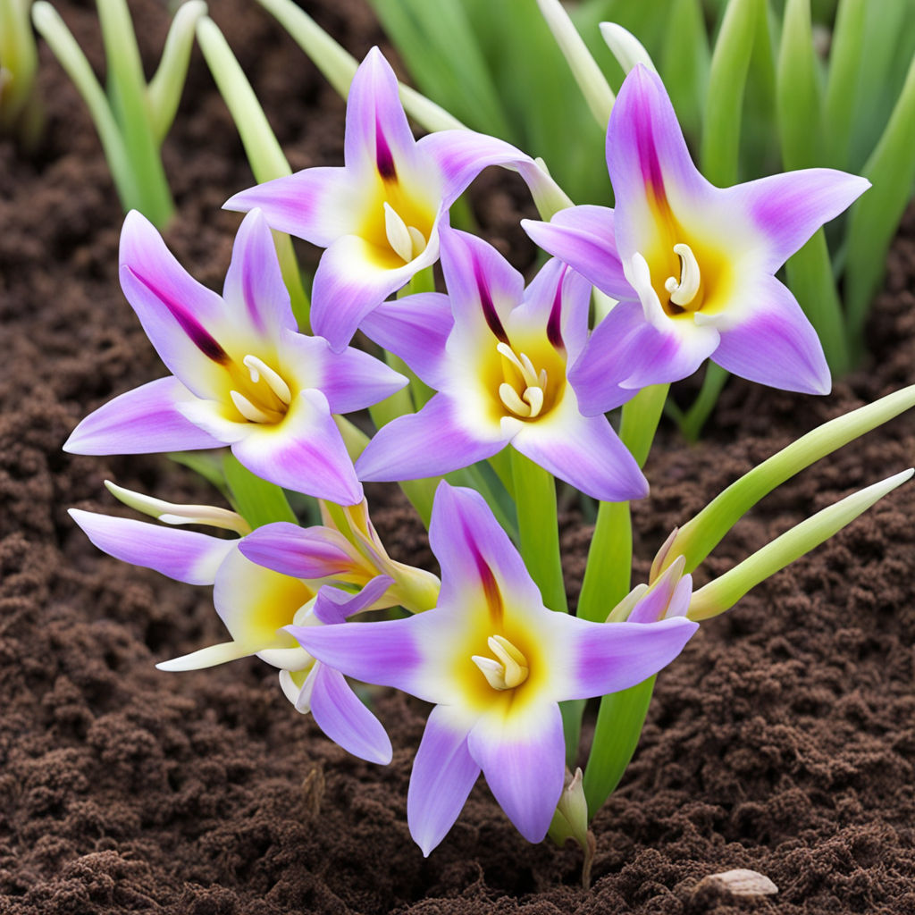 Ixia Exotic Flower Bulbs, Great for Borders or Containers (3 Bulbs for Planting)