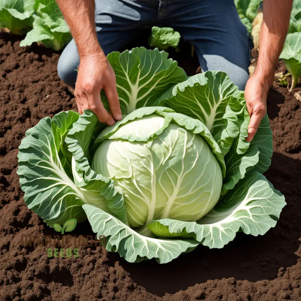 Giant Cabbage Seeds Unleash Garden Grandeur - Master The Art Of Growing To Table Elevating Your