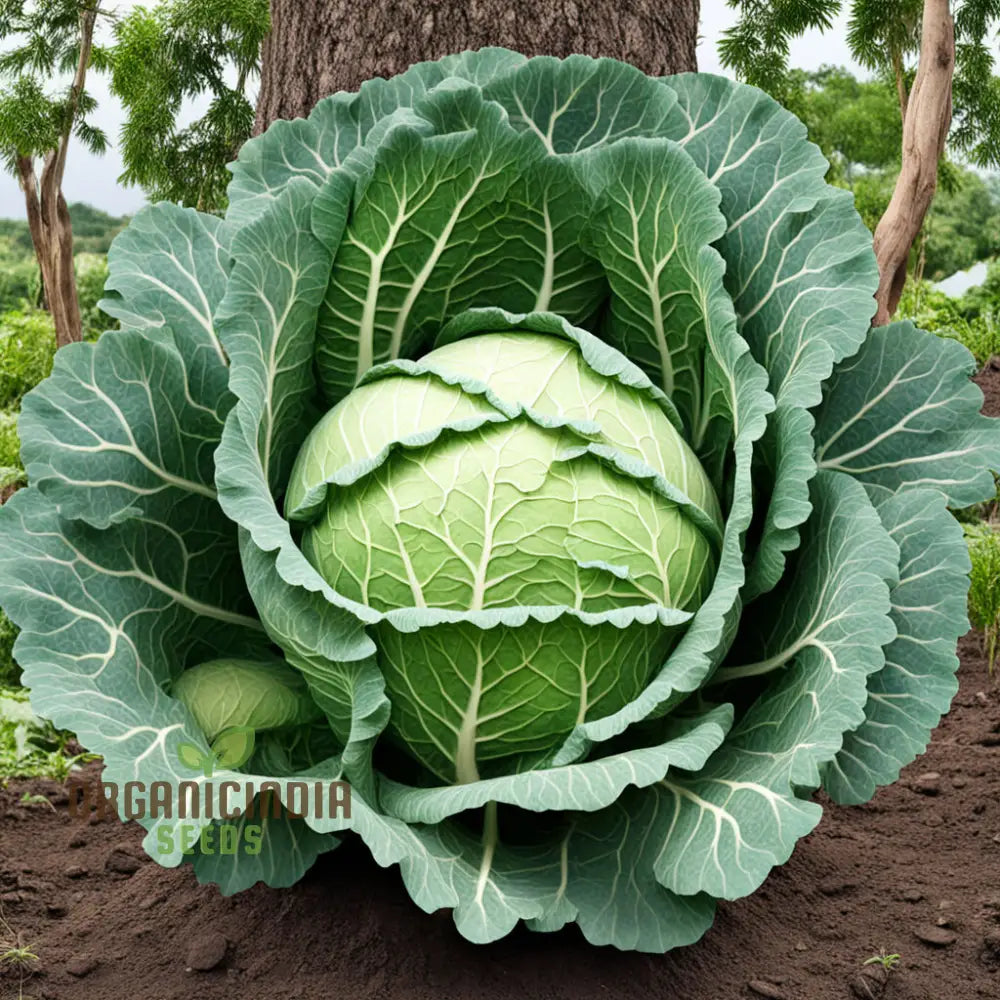 Giant Cabbage Seeds Unleash Garden Grandeur - Master The Art Of Growing To Table Elevating Your