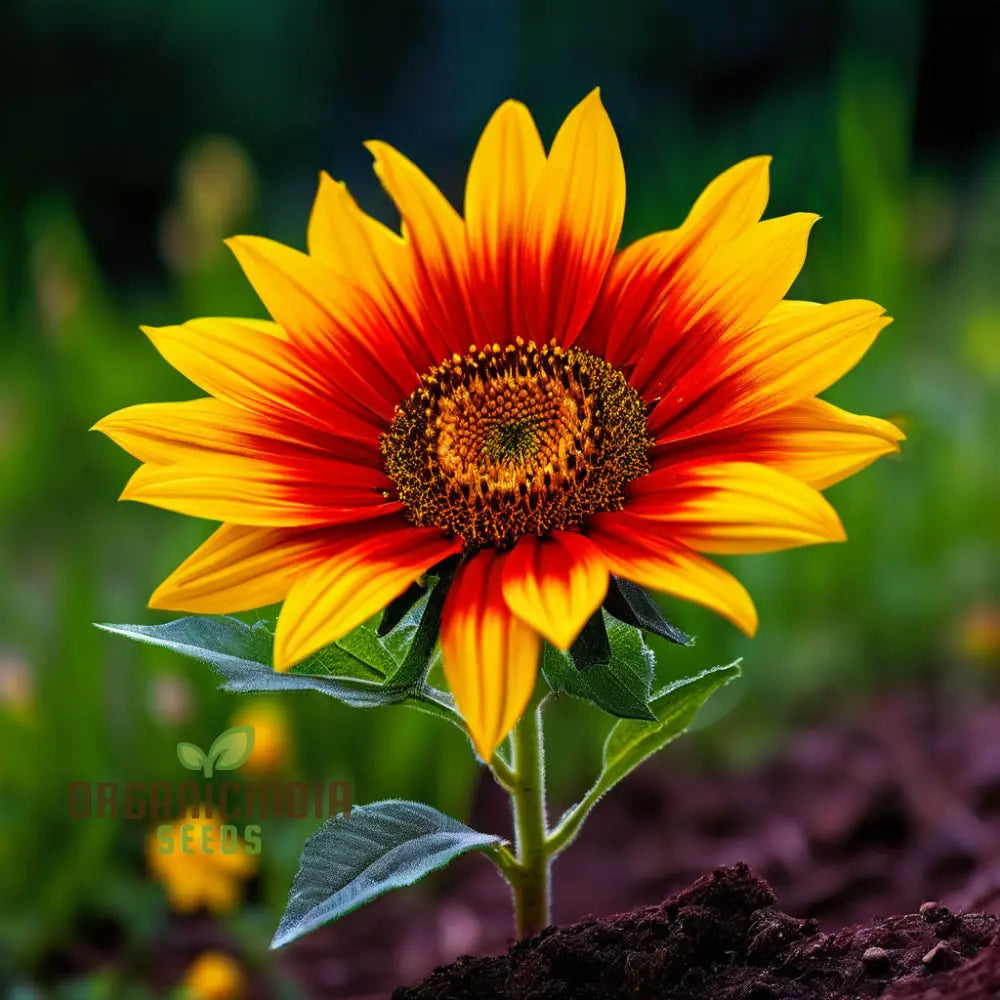 Golden Flame Aristate Flower Seeds - Fiery Yellow And Red Blossoms For Radiant Gardens Perennials