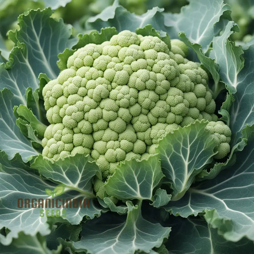 Green Cauliflower Seeds Elevate Your Garden With Fresh Vegetable Delights Leafy Greens