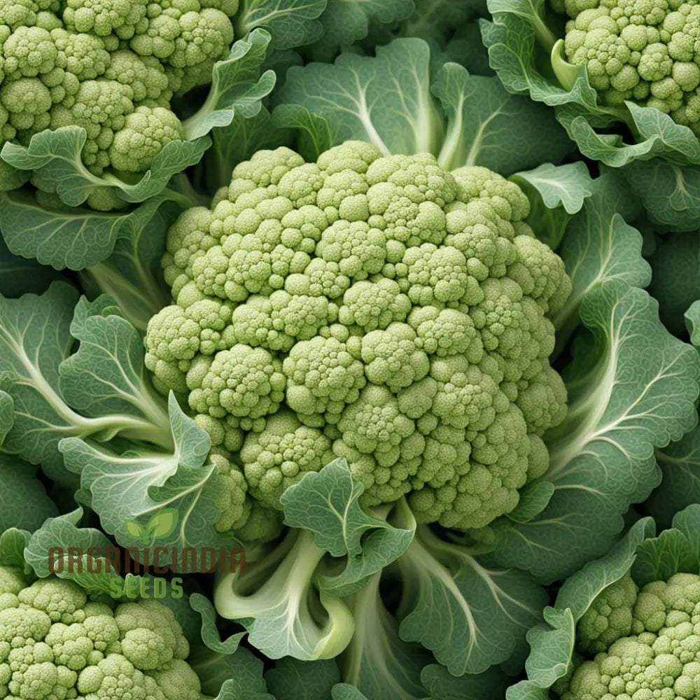 Green Cauliflower Seeds Elevate Your Garden With Fresh Vegetable Delights Leafy Greens