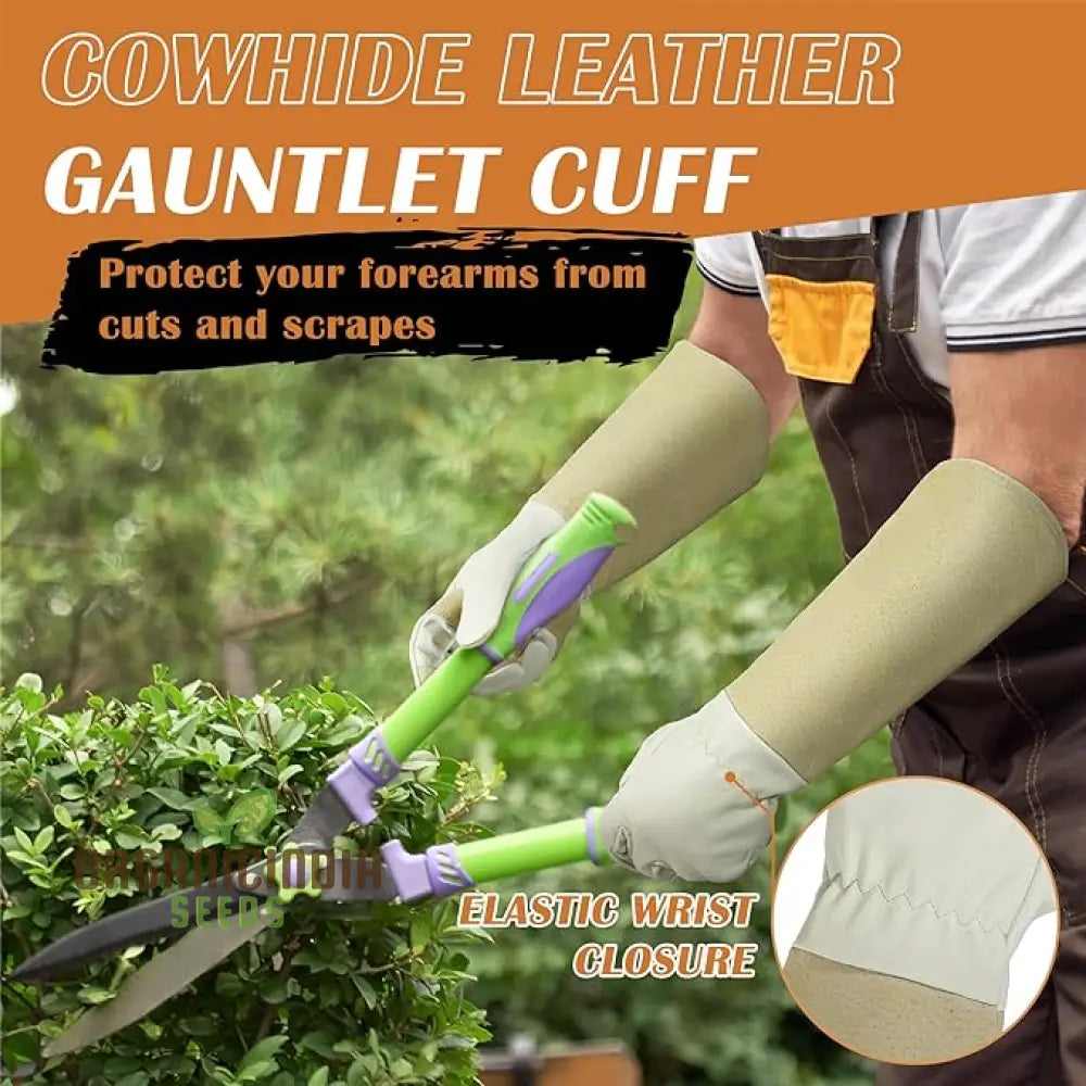 ’Handlandy Thorn-Proof Rose Pruning Gloves - Unisex Long Gardening Gauntlets In Breathable