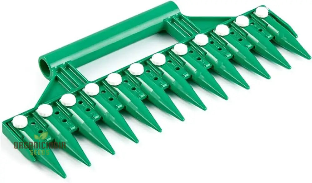 Multifunctional Seed Dibber And Spacer Tool - Ideal For Planting Seeds With Perfectly Spaced Rows