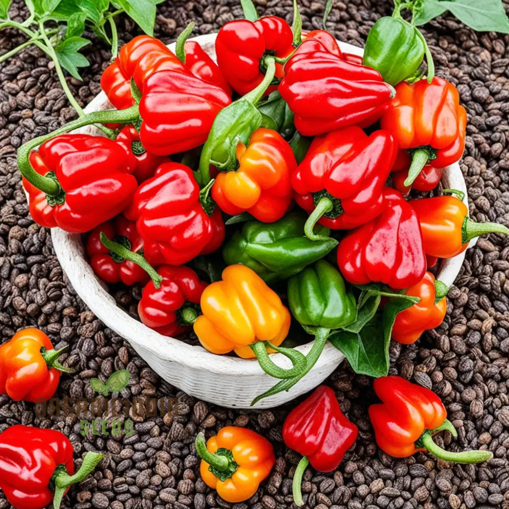 Organic Red Capsicum Seeds For Planting Premium Variety For Home Gardening And Fresh Harvests