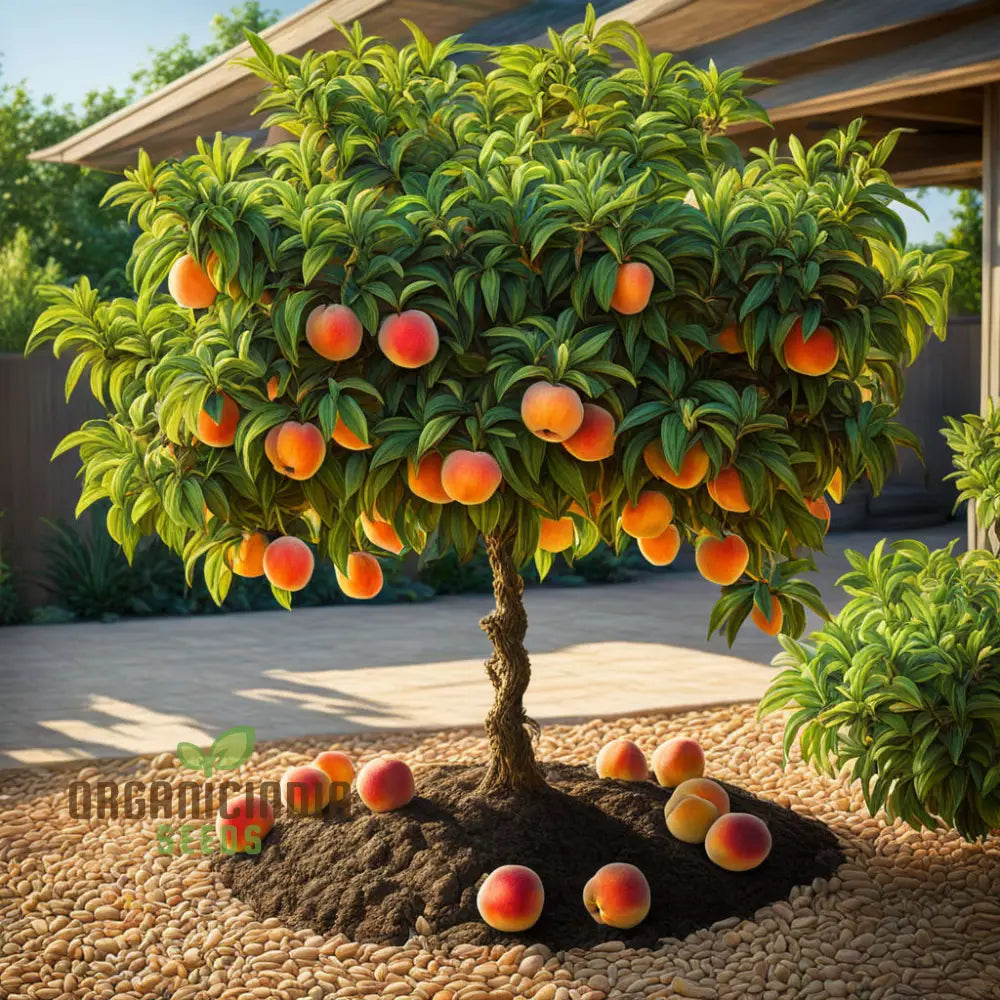 Petite Majesty Dwarf Peach Fruit Tree Indoor/Outdoor Seeds For Your Garden Haven