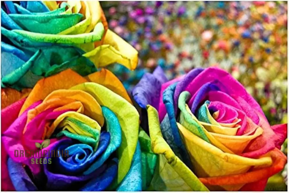 Planting Rare Holland Rainbow Rose Seeds - 100 Pcs Flower Seeds