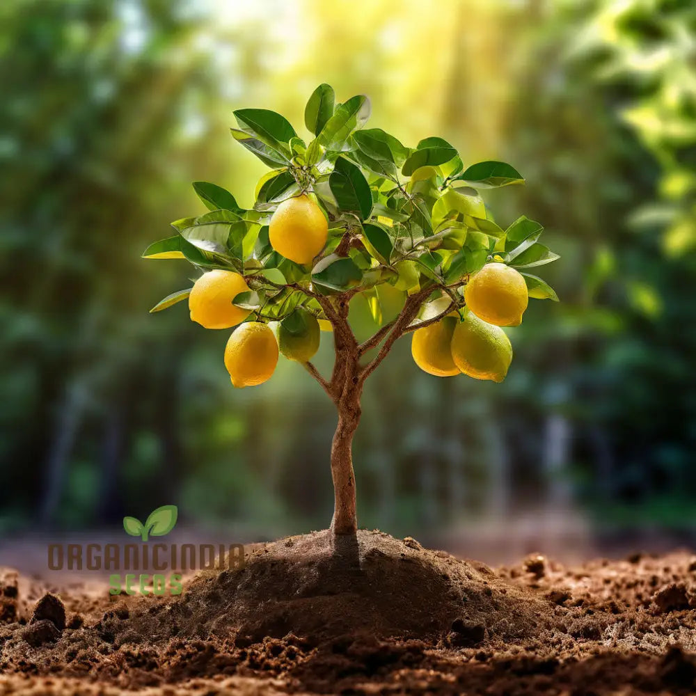 Ponderosa Lemon Tree Seeds For Planting Cultivate Your Garden With Fresh Citrus Fruit