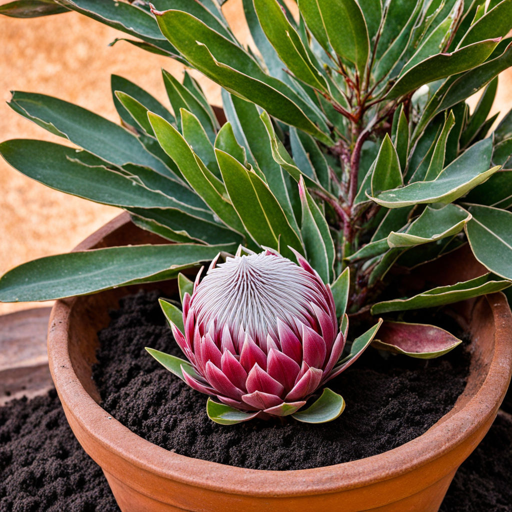 Eksotiske Protea-blomsterplantefrø - fantastiske blomster til din have