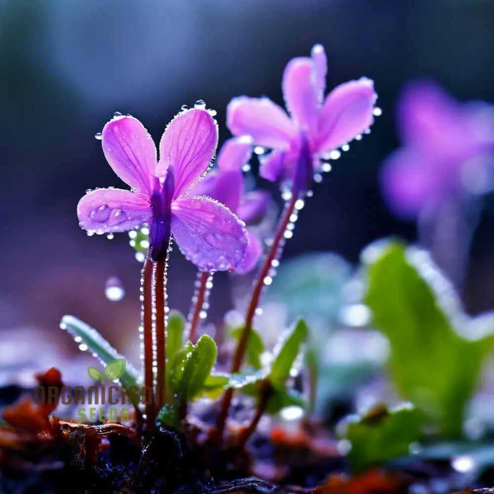 Purple Butterwort Flower Seeds - Exquisite Blooms For Charming Garden Displays Annuals