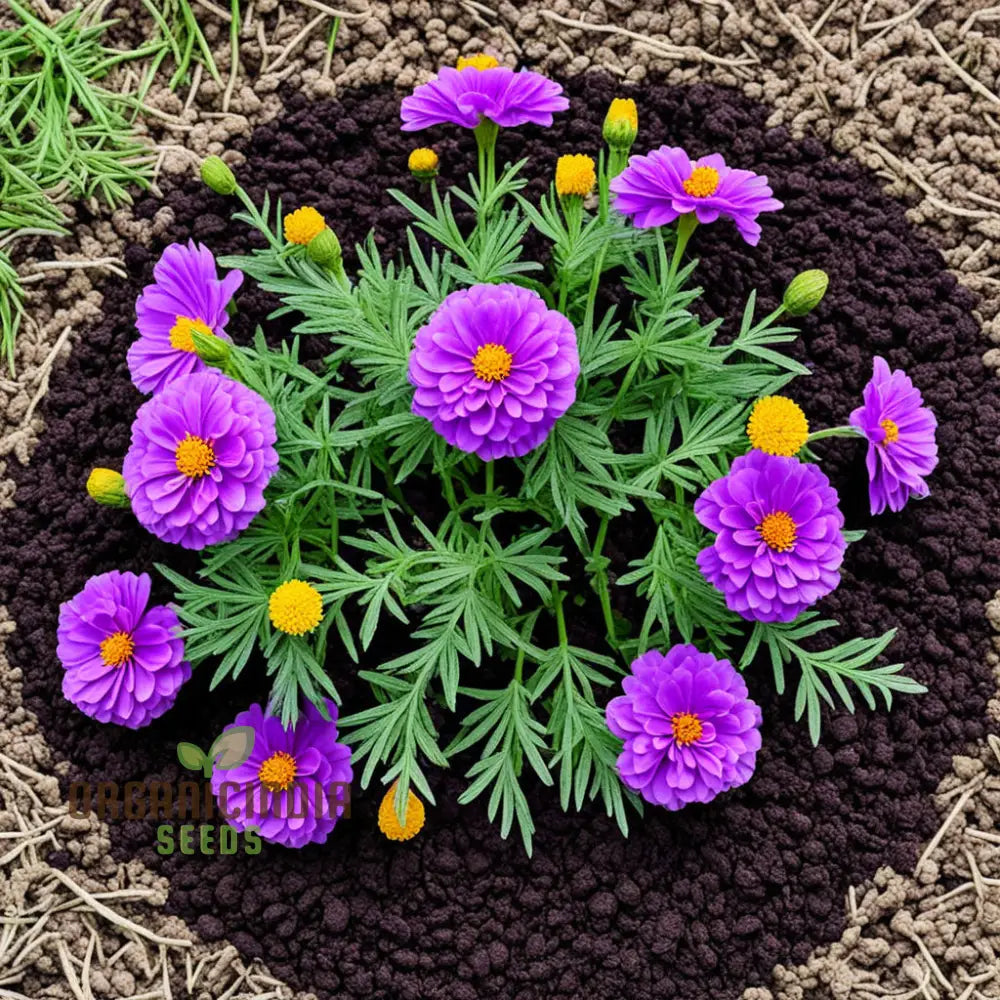 Purple Marigold Flower Seeds â€“ Elevate Your Gardening Experience With Unique Vibrant Blooms Annuals