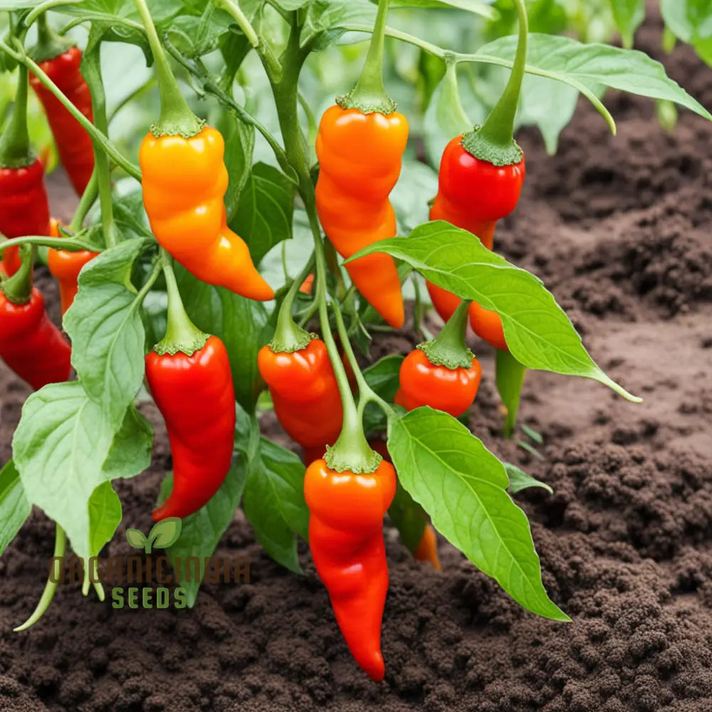 Red Hot Pepper Seeds For Planting Scotch Bonnet Nightshades